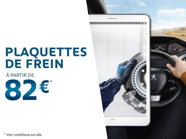 Plaquettes de frein à partir de 82€